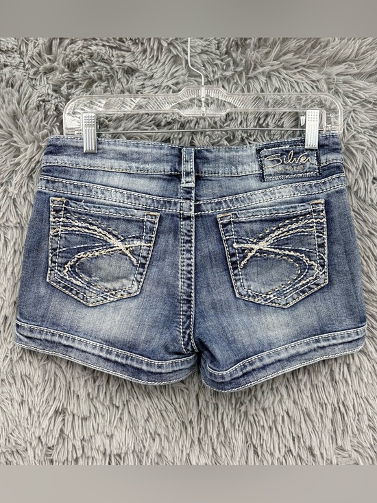 Silver Jeans Pants - Silver Jeans Shorts Womens 26 Marti Distressed Medium Wash Y2K Mid Rise